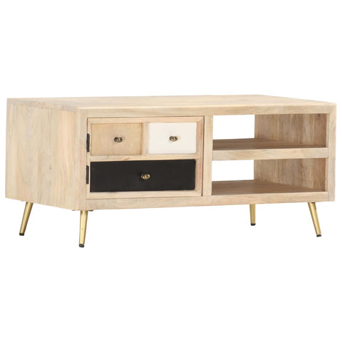 vidaXL Coffee Table 90x45x40 cm Solid Mango Wood