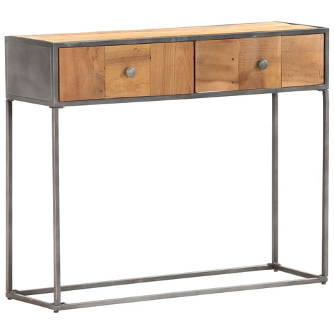 vidaXL Console Table 90x30x75 cm Solid Reclaimed Wood
