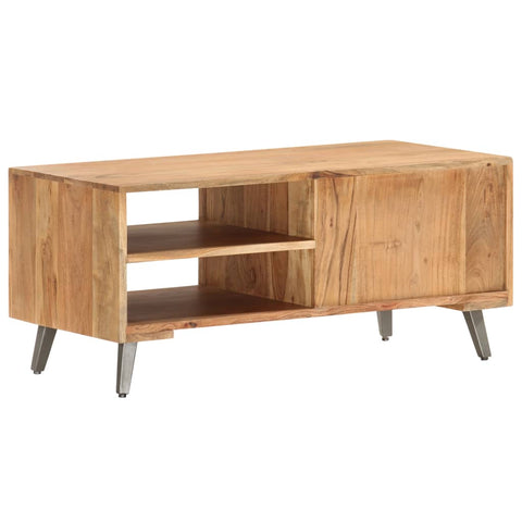 vidaXL Coffee Table 90x45x40 cm Solid Acacia Wood