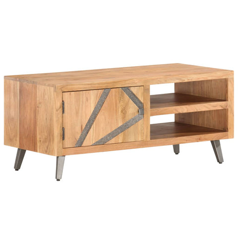 vidaXL Coffee Table 90x45x40 cm Solid Acacia Wood