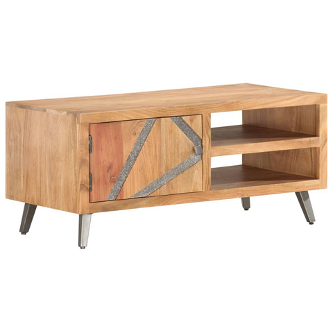 vidaXL Coffee Table 90x45x40 cm Solid Acacia Wood