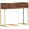 vidaXL Console Table 90x30x75 cm Solid Mango Wood