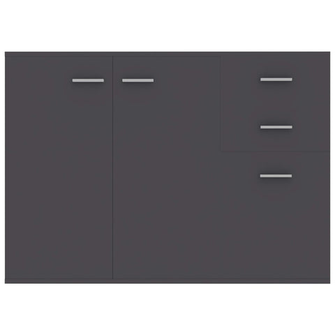 vidaXL Sideboard Grey 105x30x75 cm Engineered Wood