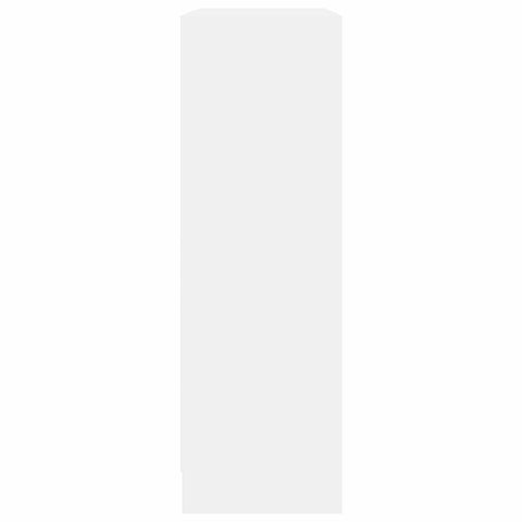vidaXL Bookshelf White 80x24x75 cm Engineered Wood