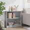 vidaXL Bookshelf Concrete Grey 80x24x75 cm Engineered Wood