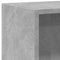 vidaXL Bookshelf Concrete Grey 80x24x75 cm Engineered Wood