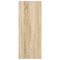 vidaXL 2-Tier Book Cabinet Sonoma Oak 40x30x76.5 cm Engineered Wood