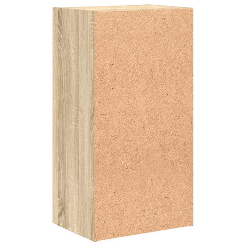 vidaXL 2-Tier Book Cabinet Sonoma Oak 40x30x76.5 cm Engineered Wood