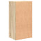 vidaXL 2-Tier Book Cabinet Sonoma Oak 40x30x76.5 cm Engineered Wood