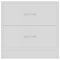 vidaXL Bedside Cabinet White 40x30x40 cm Engineered Wood