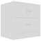 vidaXL Bedside Cabinets 2 pcs White 40x30x40 cm Engineered Wood