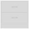 vidaXL Bedside Cabinets 2 pcs White 40x30x40 cm Engineered Wood