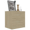vidaXL Bedside Cabinets 2 pcs Sonoma Oak 40x30x40 cm Engineered Wood