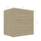 vidaXL Bedside Cabinets 2 pcs Sonoma Oak 40x30x40 cm Engineered Wood