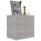 vidaXL Bedside Cabinet Concrete Grey 40x30x40 cm Engineered Wood