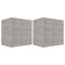 vidaXL Bedside Cabinets 2 pcs Concrete Grey 40x30x40 cm Engineered Wood