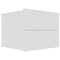 vidaXL Bedside Cabinets 2 pcs White 40x30x30 cm Engineered Wood