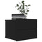 vidaXL Bedside Cabinet Black 40x30x30 cm Engineered Wood