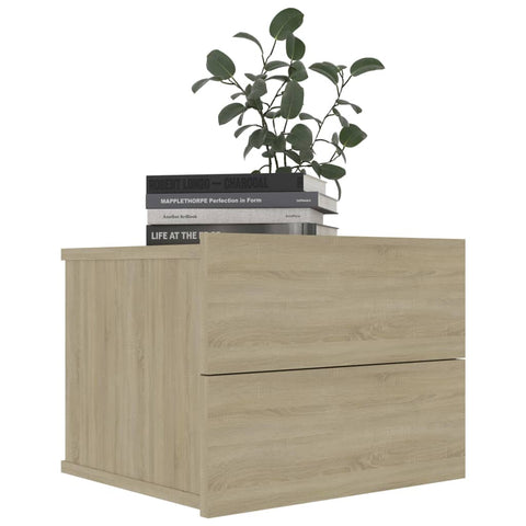 vidaXL Bedside Cabinet Sonoma Oak 40x30x30 cm Engineered Wood
