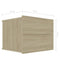 vidaXL Bedside Cabinet Sonoma Oak 40x30x30 cm Engineered Wood