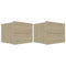 vidaXL Bedside Cabinets 2 pcs Sonoma Oak 40x30x30 cm Engineered Wood