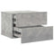 vidaXL Bedside Cabinet Concrete Grey 40x30x30 cm Engineered Wood