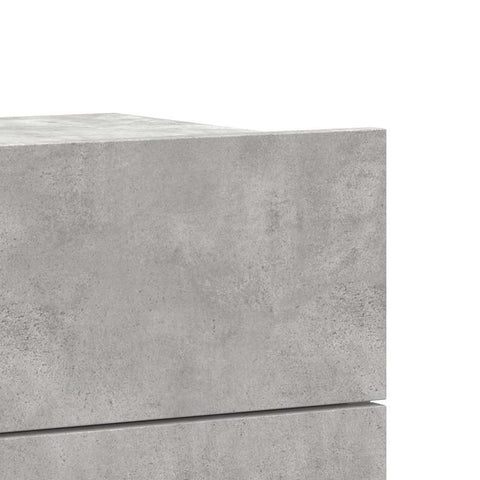 vidaXL Bedside Cabinet Concrete Grey 40x30x30 cm Engineered Wood