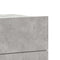 vidaXL Bedside Cabinet Concrete Grey 40x30x30 cm Engineered Wood