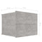 vidaXL Bedside Cabinets 2 pcs Concrete Grey 40x30x30 cm Engineered Wood