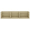 vidaXL CD Wall Shelf Sonoma Oak 75x18x18 cm Engineered Wood