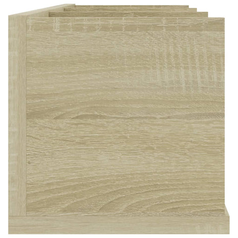 vidaXL CD Wall Shelf Sonoma Oak 75x18x18 cm Engineered Wood