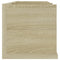 vidaXL CD Wall Shelf Sonoma Oak 75x18x18 cm Engineered Wood