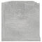 vidaXL CD Wall Shelf Concrete Grey 75x18x18 cm Engineered Wood