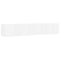 vidaXL CD Wall Shelf White 100x18x18 cm Engineered Wood