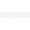 vidaXL CD Wall Shelf White 100x18x18 cm Engineered Wood
