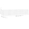 vidaXL CD Wall Shelf White 100x18x18 cm Engineered Wood
