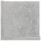 vidaXL CD Wall Shelf Concrete Grey 100x18x18 cm Engineered Wood