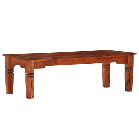 vidaXL Coffee Table 110x50x35 cm Solid Acacia Wood