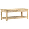 vidaXL Coffee Table 110x50x45 cm Hand Painted Solid Mango Wood