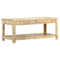 vidaXL Coffee Table 110x50x45 cm Hand Painted Solid Mango Wood