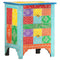 vidaXL Hand Painted bedside Cabinet 40x30x50 cm Solid Mango Wood