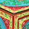 vidaXL Hand Painted bedside Cabinet 40x30x50 cm Solid Mango Wood