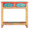 vidaXL Hand Painted Console Table 80x35x75 cm Solid Mango Wood
