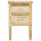 vidaXL Hand Painted bedside Cabinet 40x30x60 cm Solid Mango Wood
