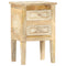 vidaXL Hand Painted bedside Cabinet 40x30x60 cm Solid Mango Wood