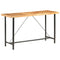 vidaXL Bar Table 180x70x107 cm Solid Acacia Wood