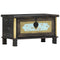 vidaXL Storage Chest Black 80x40x45 cm Solid Mango Wood