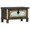 vidaXL Storage Chest Black 80x40x45 cm Solid Mango Wood