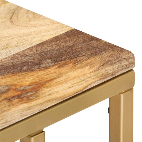 vidaXL Side Table 35x45x65 cm Solid Mango Wood