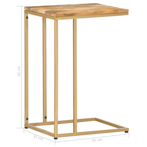 vidaXL Side Table 35x45x65 cm Solid Mango Wood